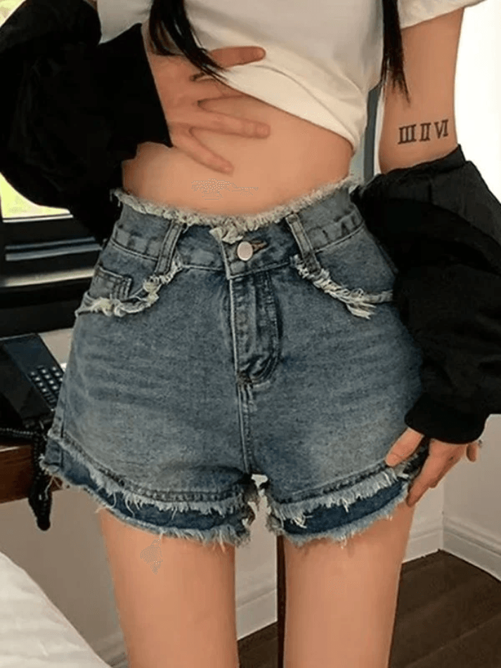 http://www.anotherchill.com/cdn/shop/files/high-waist-frayed-denim-shorts-anotherchill-1.png?v=1694766513