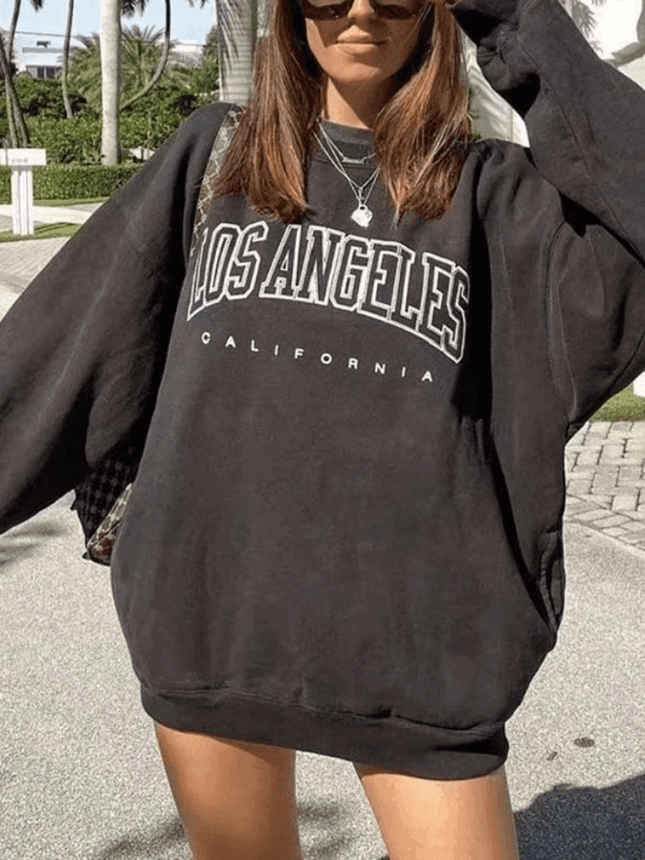 Los Angeles Graphic Zip-Up Hoodie