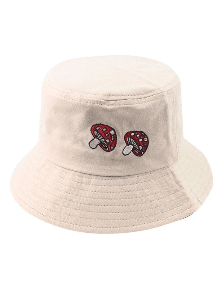 Vintage patched bucket hat