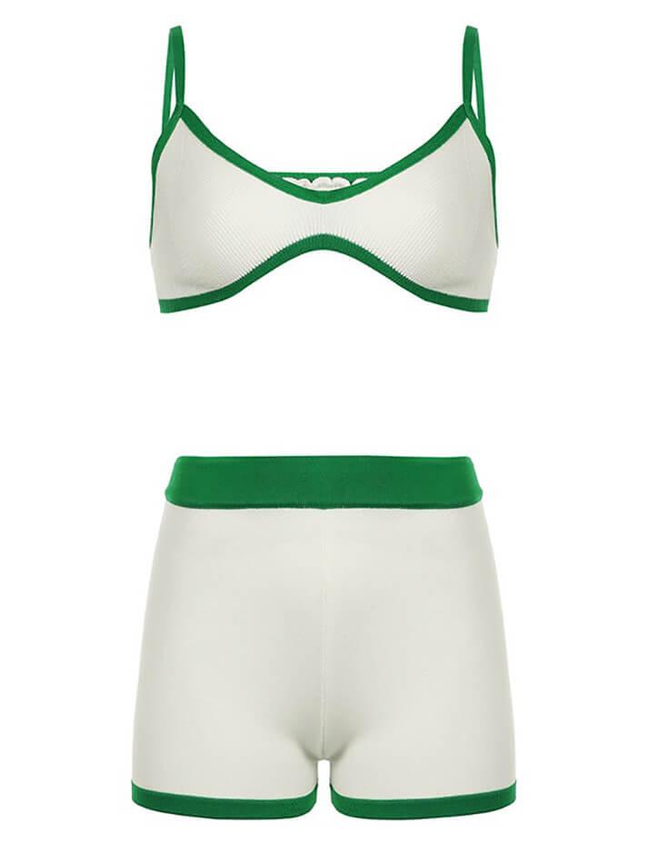 Emerald Contrast Bikini Set - AnotherChill