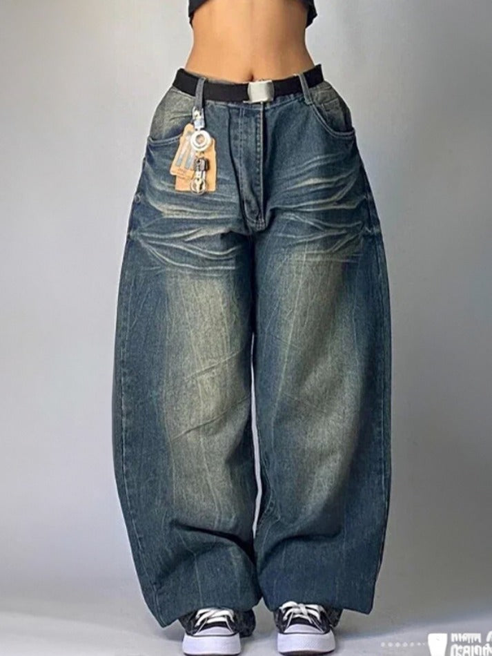 Hip Hop Retro Loose Boyfriend Jeans