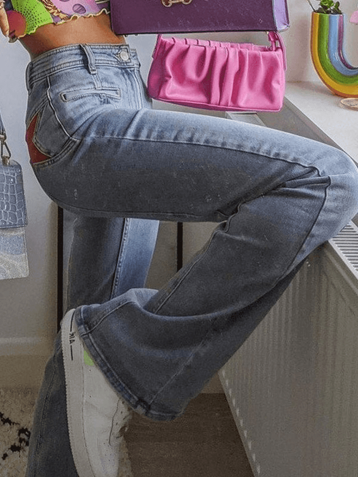 Patchwork Fringe Jeans – Another Muse