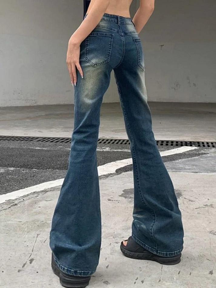 Bootcut Low Rise Denim Jeans - AnotherChill