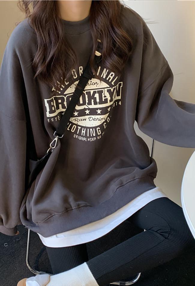 Brooklyn Graphic Crew Sweatshirt - AnotherChill