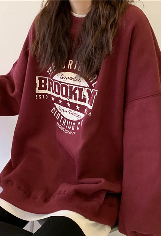 Brooklyn Graphic Crew Sweatshirt - AnotherChill