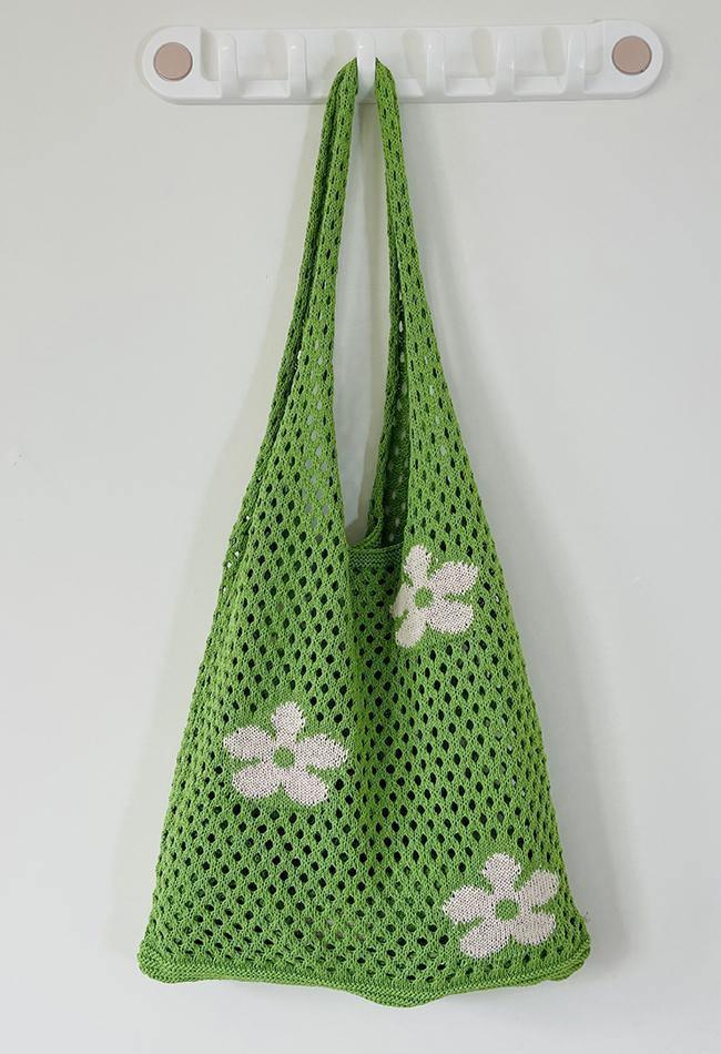 Cut-out Flowers Shoulder Eco Bag - AnotherChill