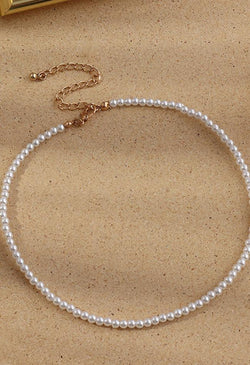 Elegant Faux Pearl Necklace - AnotherChill