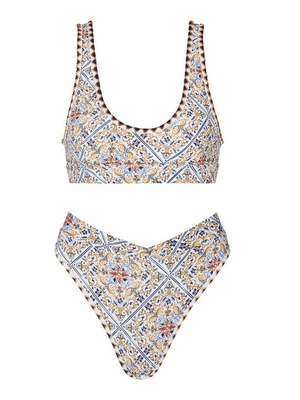 Ethnic Printed Bikini Set - AnotherChill