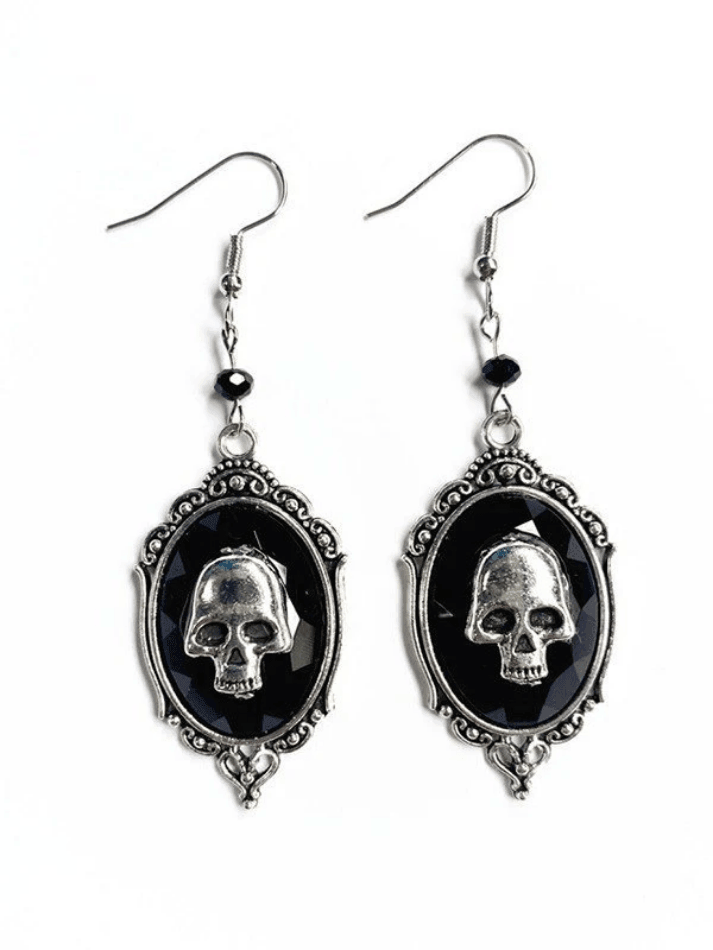 Gothic Punk Skull Decor Earring - AnotherChill