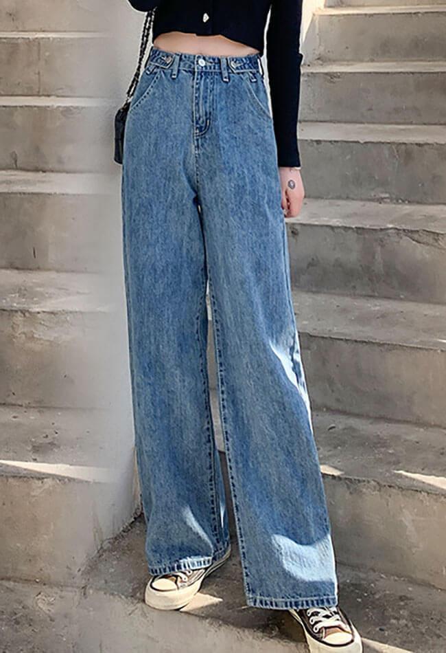 High Waist Baggy Boyfriend Jeans - AnotherChill