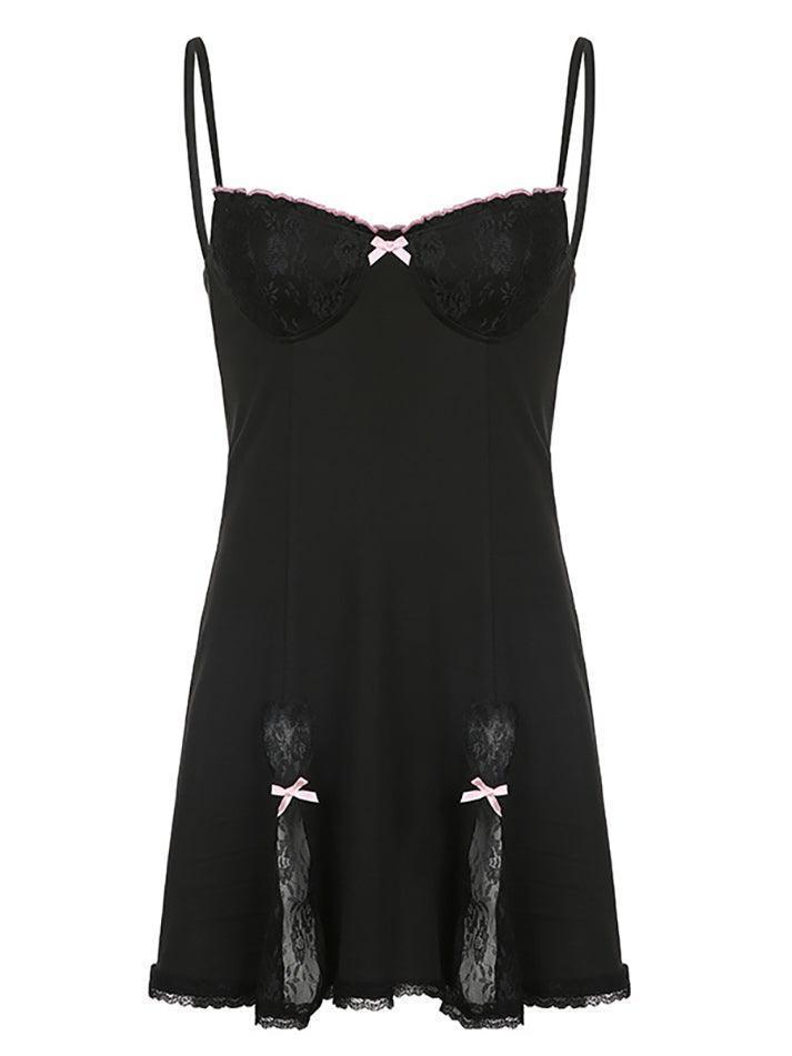 Lace Slip Mini Dress - AnotherChill