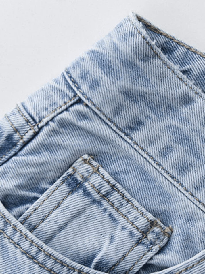 Light Wash Denim Boyfriend Jeans - AnotherChill