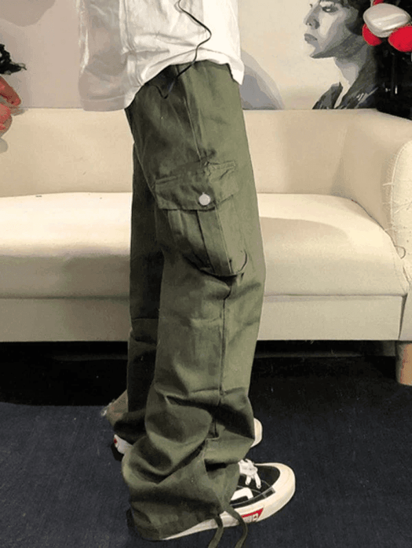 Men's Vintage Straight-Leg Cargo Pants - AnotherChill