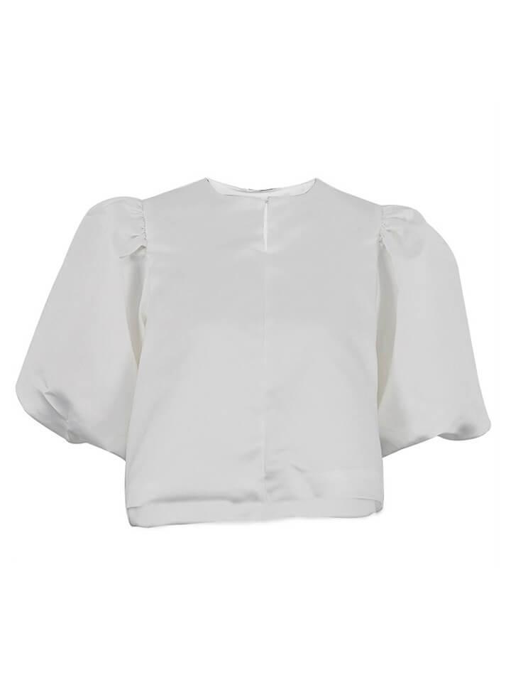 Oversized Puff Sleeve Blouse - AnotherChill