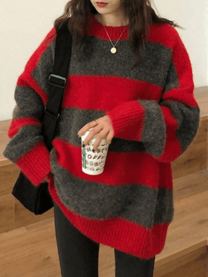 Oversized Stripe Pullover Sweater Anotherchill 8 ?v=1694763894