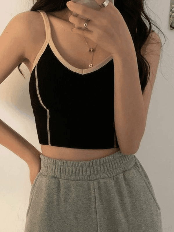 Padded Crop Cami Top - AnotherChill