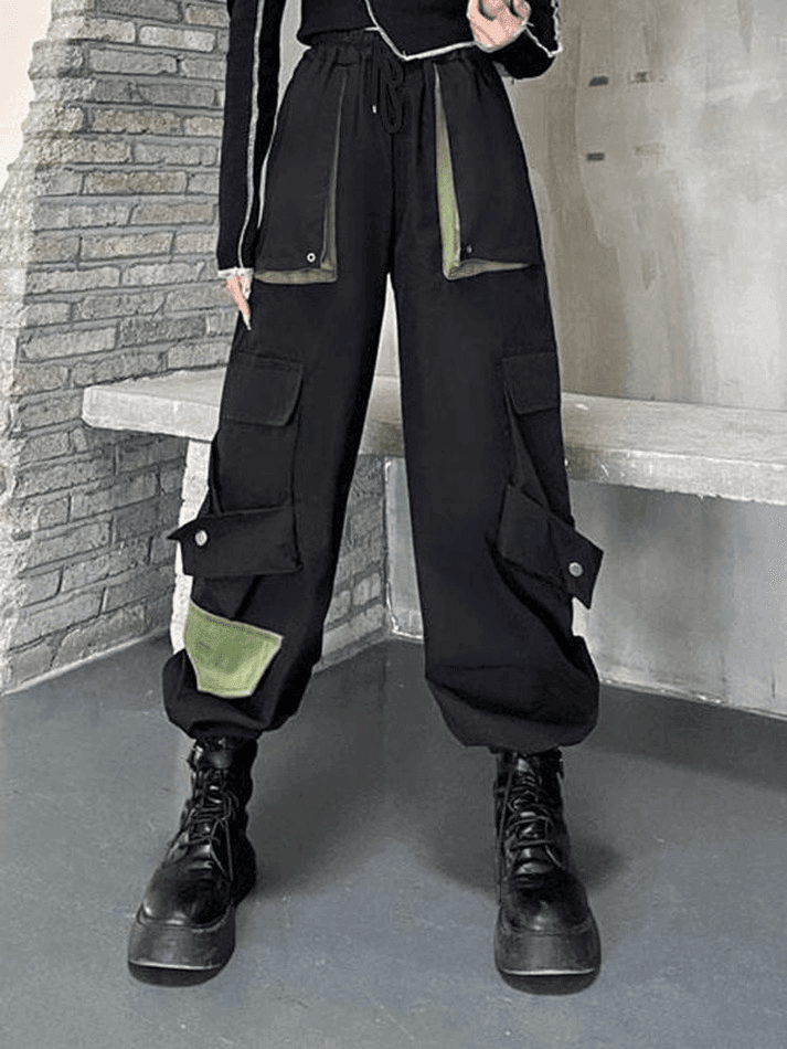 Pocket Detail Cargo Pants - AnotherChill