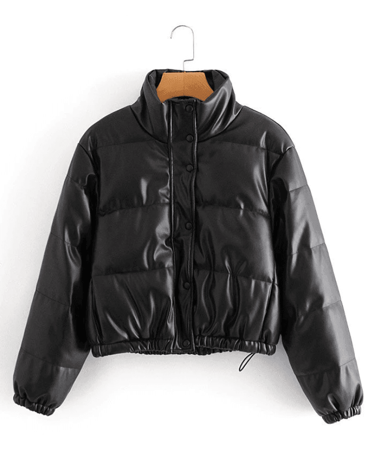 Sleeveless Cropped Puffer Jacket - Black / S - AnotherChill