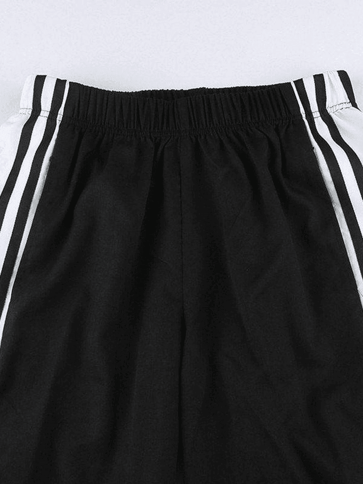 Side Stripe Casual Baggy Pants - AnotherChill