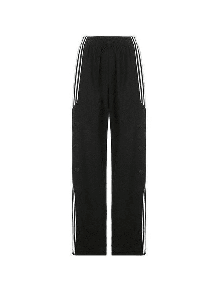 Side Stripe Casual Baggy Pants - AnotherChill