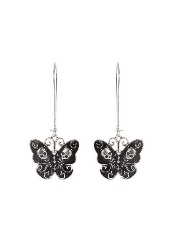 Skull Butterfly Earrings - AnotherChill