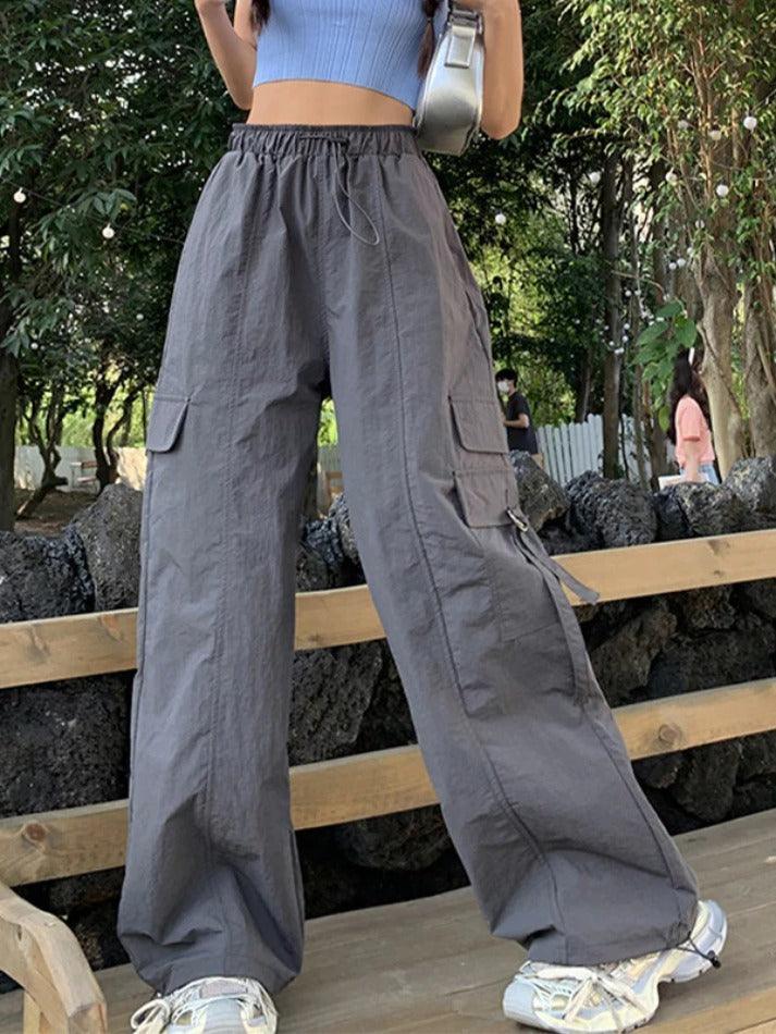 Street Parachute Wide Leg Pants - AnotherChill