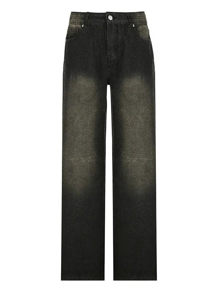 Street Textured Wash Boyfriend Jeans - AnotherChill