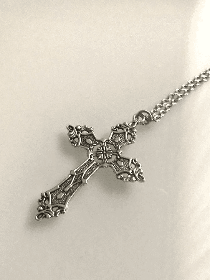 Vintage Baroque Cross Necklace - AnotherChill