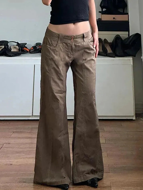 Vintage Low Rise Straight Leg Jeans - AnotherChill