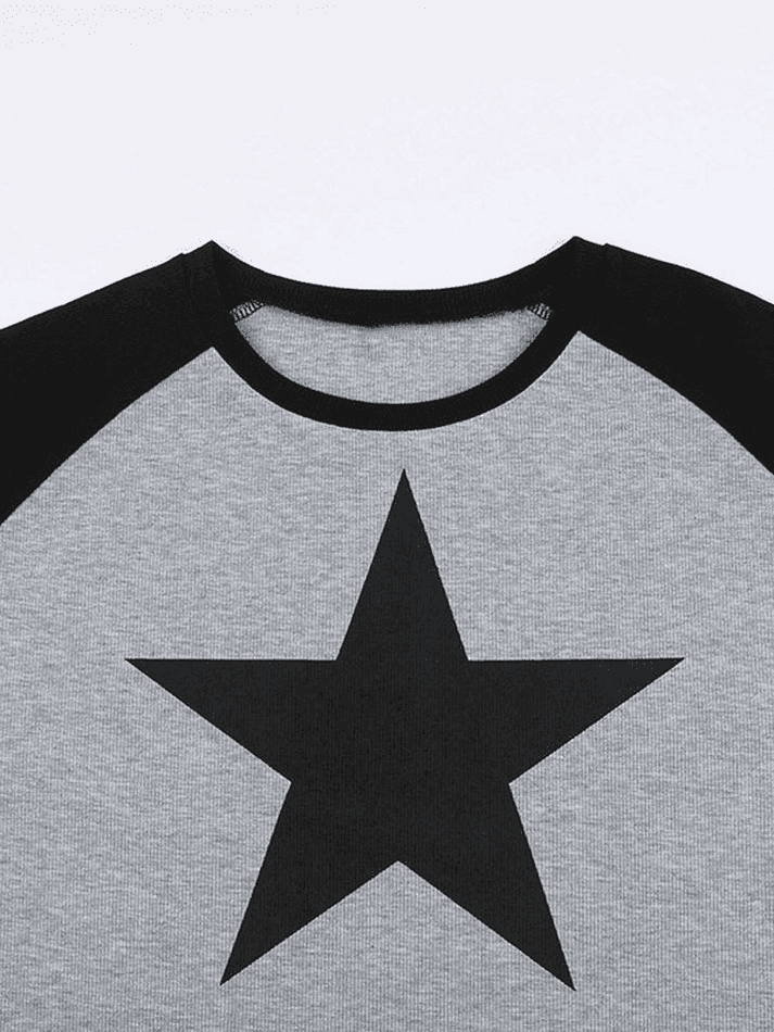 Vintage Star Y2K Long Sleeve Tee - AnotherChill