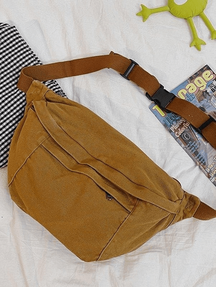 Vintage Wash Capacity Crossbody Bag - AnotherChill