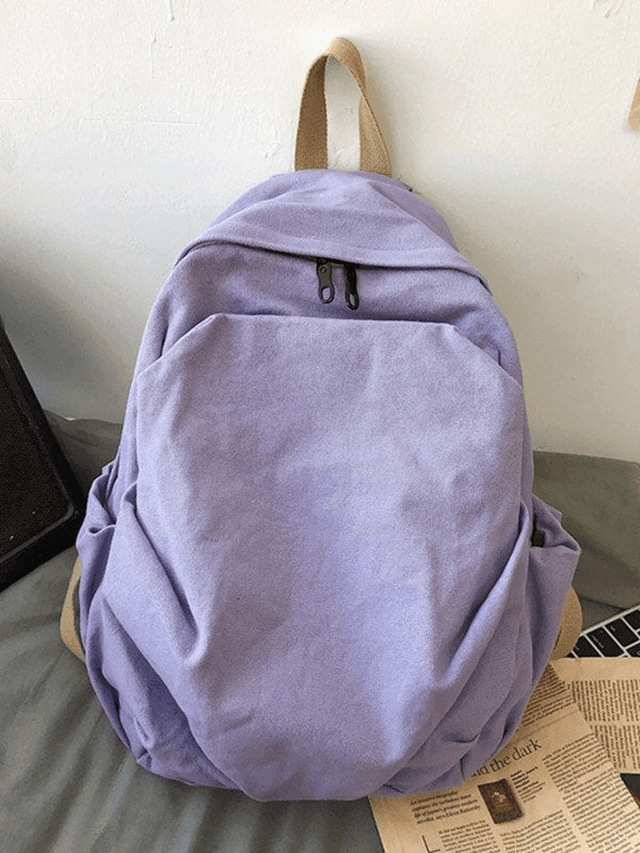 Vintage Wash College School Backpack - AnotherChill