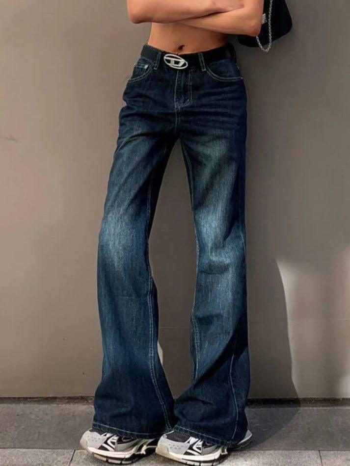 B480 Cargo Flare Denim - Vintage Blue in 2023