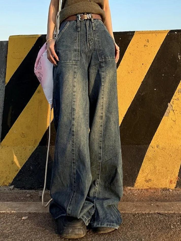 Vintage Distressed Boyfriend Jeans - AnotherChill