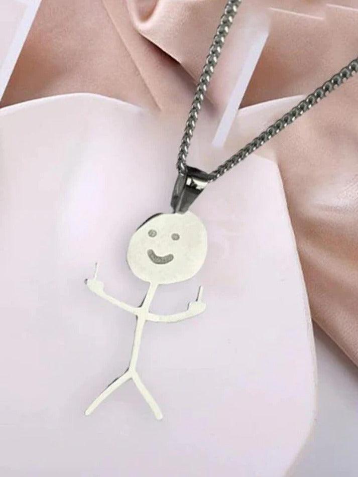 Funny Doodle Pendant Necklace - AnotherChill