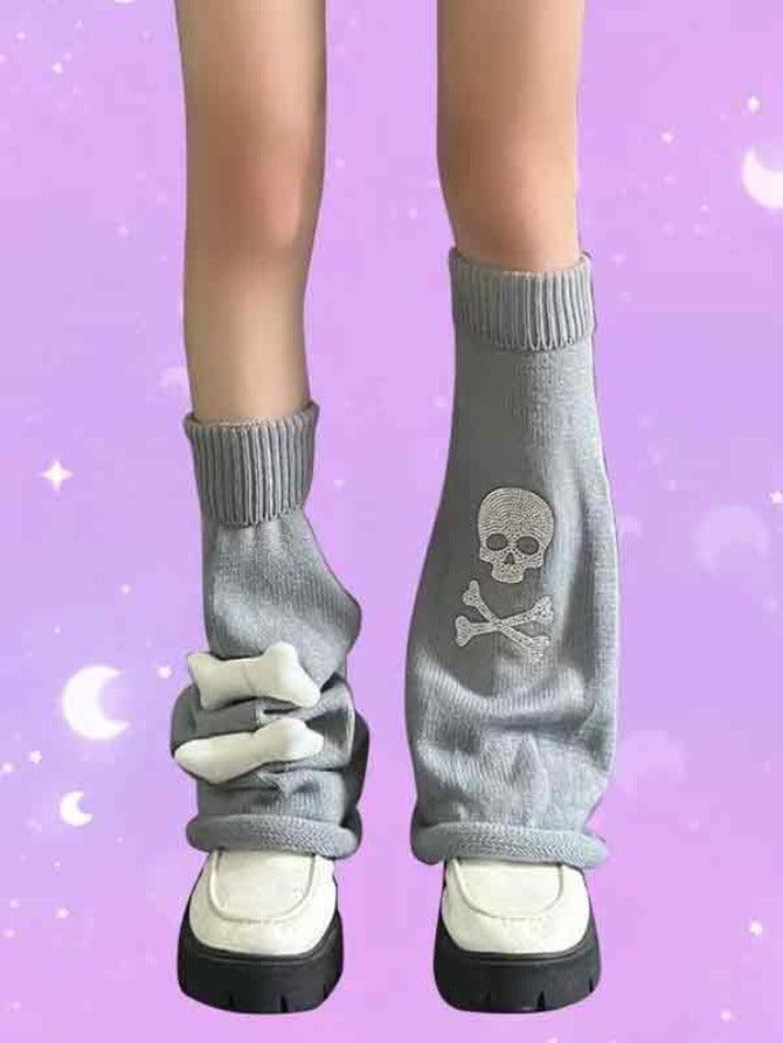 Skull Bone Element Leg Warmer - AnotherChill